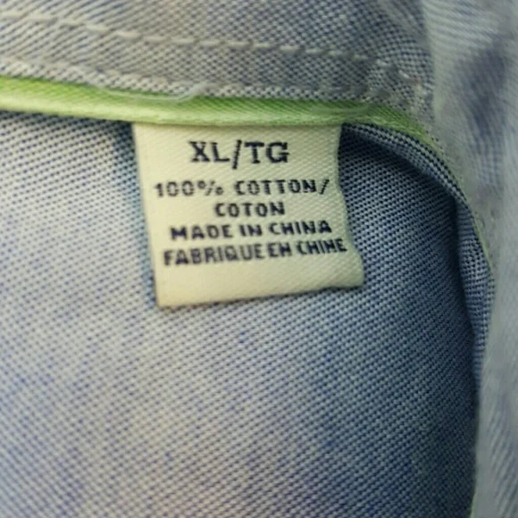 Tommy Bahama jeans Island Crafted men shirt button down striped size XL - Picture 5 of 6